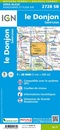 Wandelkaart - Topografische kaart 2728SB Le Donjon | IGN - Institut Géographique National