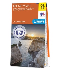 Wandelkaart - Topografische kaart 29 OS Explorer Map | Active Isle of Wight | Ordnance Survey