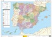 Wandkaart Spanje, 70 x 50 cm | CNIG - Instituto Geográfico Nacional