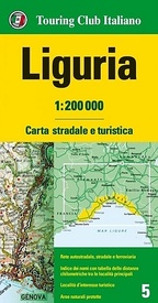 Fietskaart - Wegenkaart - landkaart 05 Liguria - Ligurië, Ligurie, Ligurische kust | Touring Club Italiano