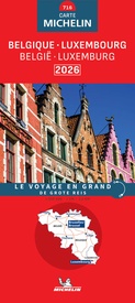 Wegenkaart - landkaart 716 België / Groot Hertogdom Luxemburg 2026 | Michelin