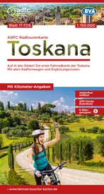 Fietskaart ITTOS ADFC Regionalkarte Toskana - Toscane | BVA BikeMedia