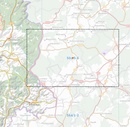 Topografische kaart - Wandelkaart 50A/5-6 Topo25 Losheimergraben | NGI - Nationaal Geografisch Instituut