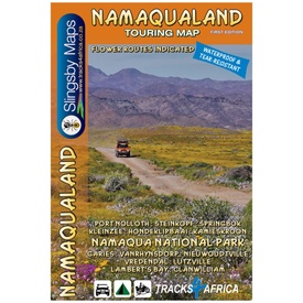 Wegenkaart - landkaart Namaqualand | Bloemenroute | Flowerroute | Slingsby Maps