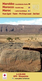 Wegenkaart - landkaart M13 Foum Zguid Tissint PN d'Iriqui ouest Jbel Bani M13 | Huber Verlag