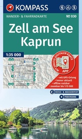 Wandelkaart 030 Zell am See - Kaprun | Kompass