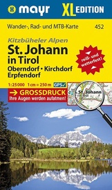 Wandelkaart 452 XL Sankt Johann in Tirol | Mayr