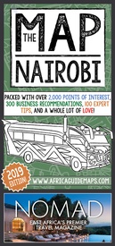 Stadsplattegrond Map of Nairobi | African Guide Maps