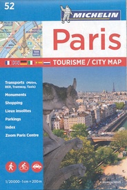 Stadsplattegrond 52 Parijs - Paris city map | Michelin