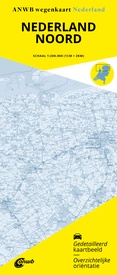 Wegenkaart - landkaart Wegenkaart Nederland Noord | ANWB Media