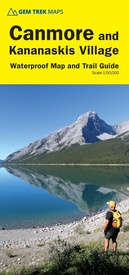 Wandelkaart Canmore / Kananaskis village | Gem Trek Maps