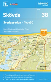 Wandelkaart - Topografische kaart 38 Sverigeserien Skövde | Norstedts