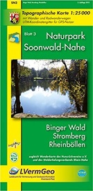 Wandelkaart 4 Naturpark Soonwald-Nahe; Binger Wald, Stromberg, Rheinböllen | LVA Nordrhein Westfalen