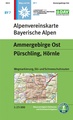 Wandelkaart BY07 Alpenvereinskarte Ammergebirge Ost - Ammergauer Alpen ost | Alpenverein