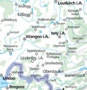 Wandelkaart 55 Outdoorkarte Oberstaufen | Kümmerly & Frey