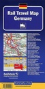Spoorwegenkaart Duitsland Rail Travel Map Deutschland | Kümmerly & Frey