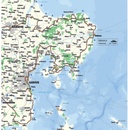 Wegenkaart - landkaart Denemarken + Margrietenroute | Scanmaps