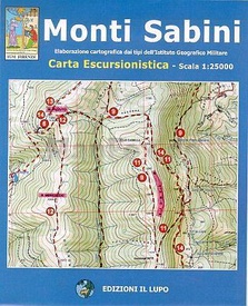 Wandelkaart - Topografische kaart 14 Monti Sabini - Lazio | Edizione il Lupo