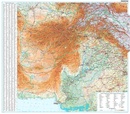 Wegenkaart - landkaart Pakistan & Afghanistan | Gizi Map
