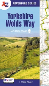 Wandelkaart - Wandelatlas Adventure Atlas Yorkshire Wolds Way | A-Z Map Company