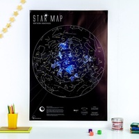 Star map glow in the dark