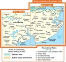 Wandelkaart - Topografische kaart 184 Explorer  Colchester, Harwich, Clacton-on-Sea  | Ordnance Survey
