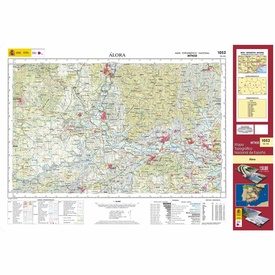 Topografische kaart 1052 MT50 Álora | CNIG - Instituto Geográfico Nacional1