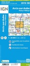 Wandelkaart - Topografische kaart 2816SB Arcis-sur-Aube, Plancy-l'Abbaye | IGN - Institut Géographique National