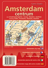 Stadsplattegrond Centrumkaart Amsterdam | Benjaminse Uitgeverij