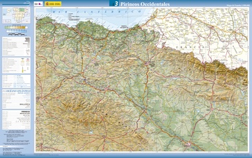 Wegenkaart - landkaart 3 Pirineos Occidentales - Westelijke Pyreneeën | CNIG - Instituto Geográfico Nacional1