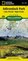 Wandelkaart Lake Placid, High Peaks: Adirondack Park Map | National Geographic
