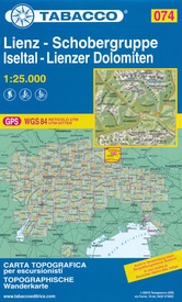 Wandelkaart 074 Lienz - Schobergruppe- Iseltal - Lienzer Dolomiten | Tabacco Editrice