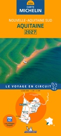 Wegenkaart - landkaart 524 Aquitaine - Nouvelle-Aquitaine Sud 2027 | Michelin