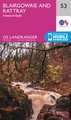 Wandelkaart - Topografische kaart 053 Landranger Blairgowrie & Forest of Alyth | Ordnance Survey