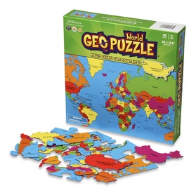 Kinderpuzzel GeoPuzzle World | GEOtoys
