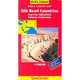Wegenkaart - landkaart - autokaart Silk Road Countries - Landen aan de zijderoute- Irak, Iran, Afghanistan, Pakistan, Centraal Azië | World Map