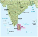 Wegenkaart - landkaart Sri Lanka | Nelles Verlag