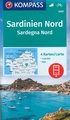 Wandelkaart - Fietskaart 2497 Sardinien Nord - Sardegna Nord | Kompass