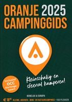 Oranje Campinggids Kleine Campings 2025 Benelux en Europa inclusief MCC kortingskaart
