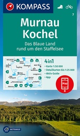 Wandelkaart 7 Murnau - Kochel | Kompass