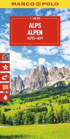 Wegenkaart - landkaart Alps - Alpen | Marco Polo