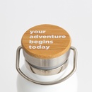 Waterfles Thermosfles - Drinkfles - Beker WIT | Miss Wood