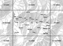 Wandelkaart - Topografische kaart 1196 Arosa | Swisstopo