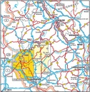 Wandelkaart SHO Naturpark Saar-Hunsrück Blatt Ost | LVA Rheinland Pfalz