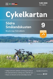 Fietskaart 09 Cykelkartan Södra Smålandskusten - zuid Smaland | Norstedts