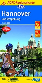 Fietskaart ADFC Regionalkarte Hannover und umgebung | BVA BikeMedia