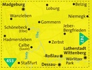 Wandelkaart 456 Magdeburg - Dessau - Lutherstadt Wittenberg | Kompass