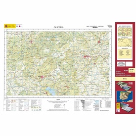 Topografische kaart 1036 MT50 Olvera | CNIG - Instituto Geográfico Nacional1