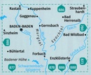 Wandelkaart 872 Baden-Baden - Murgtal | Kompass