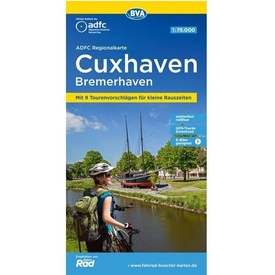 Fietskaart ADFC Regionalkarte Cuxhaven / Bremerhaven | BVA BikeMedia